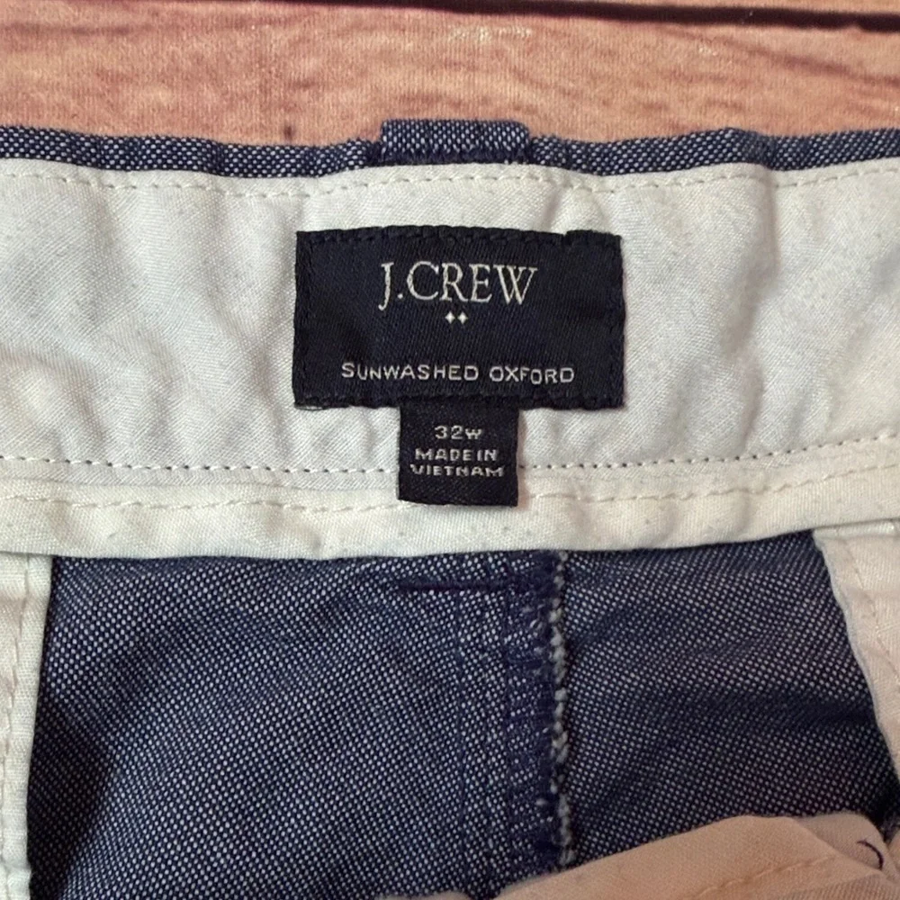 J. Crew Blue Men's Flat Front Shorts